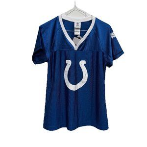 Indianapolis Colt Peyton Manning‎ #18 NFL Team Apparel Women's Large Blue Jersey